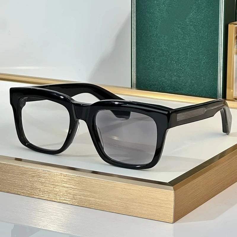 New TORINO Square Polarized Lenses Sunglasses Photochromic High Quality Thick Acetate Uv400 Men Designer Brand Eyeglasses