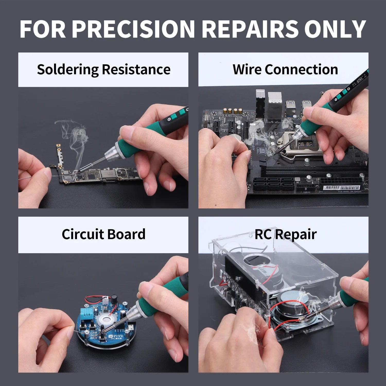 YIHUA 928D-IV C235 Smart Electric Soldering Iron Adjustable Temperature Portable Precision Soldering Iron Station Kit