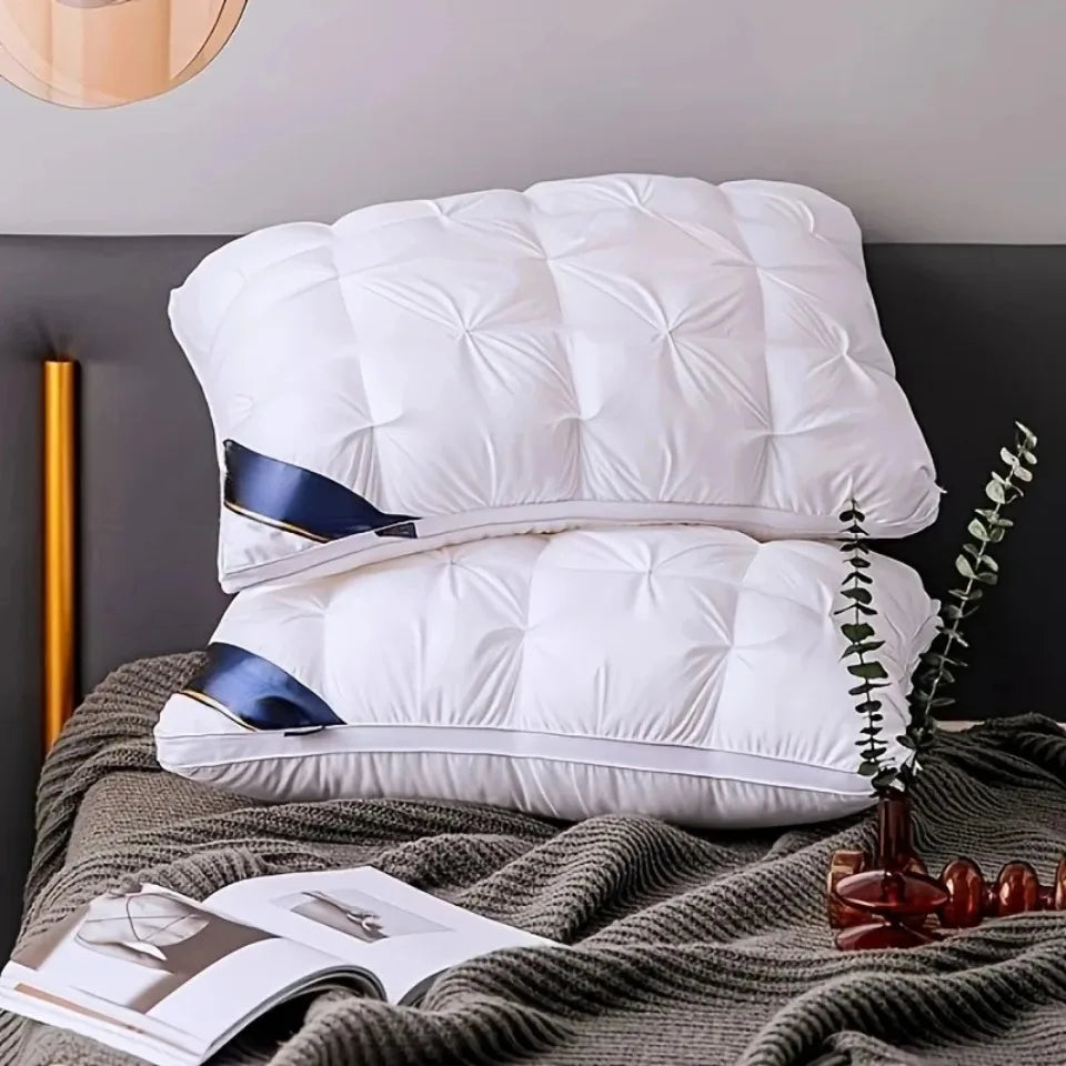 Comfortable Pillows for Sleeping 5-star Hotel Pillow Three-dimensional Soft Bilateral Washed Solid Color Pillow Sleeping Pillows