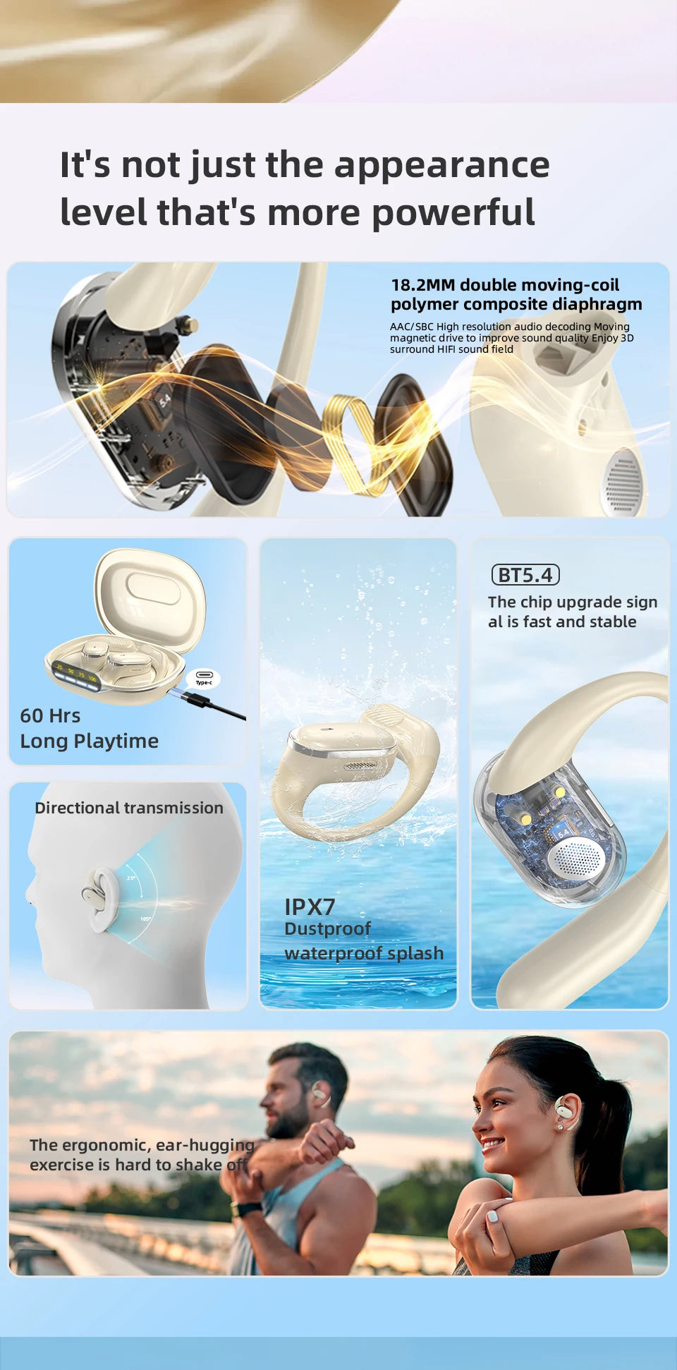 TWS Wireless Bluetooth Earbuds: Original GDLYL T6 Bluetooth V5.4, LED Digital Display Charging Case, Noise Reduction, Waterproof Headset