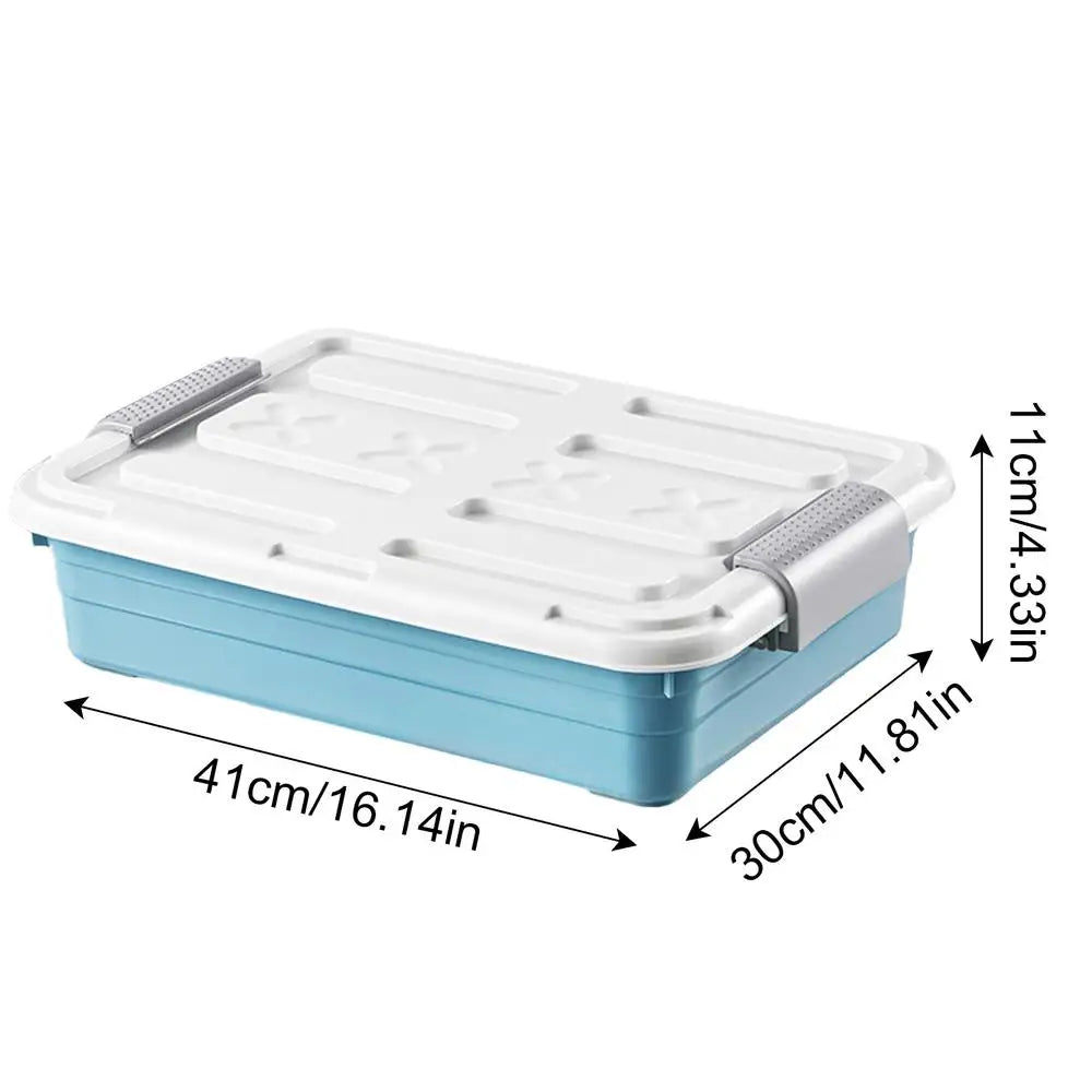 Under Bed Organizer Under Bed Storage Containers Waterproof With Casters Large Capacity Space Saving Storage Supplies