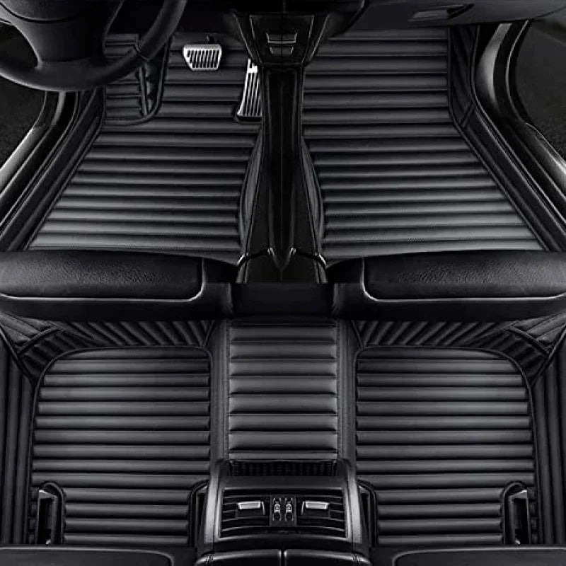 Custom Car Floor Mats For BAIC MOTOR 212 T01 2023-2026 3 PCS All Weather Auto Accessories Foot Leather Carpets Fashion Rugs Pads