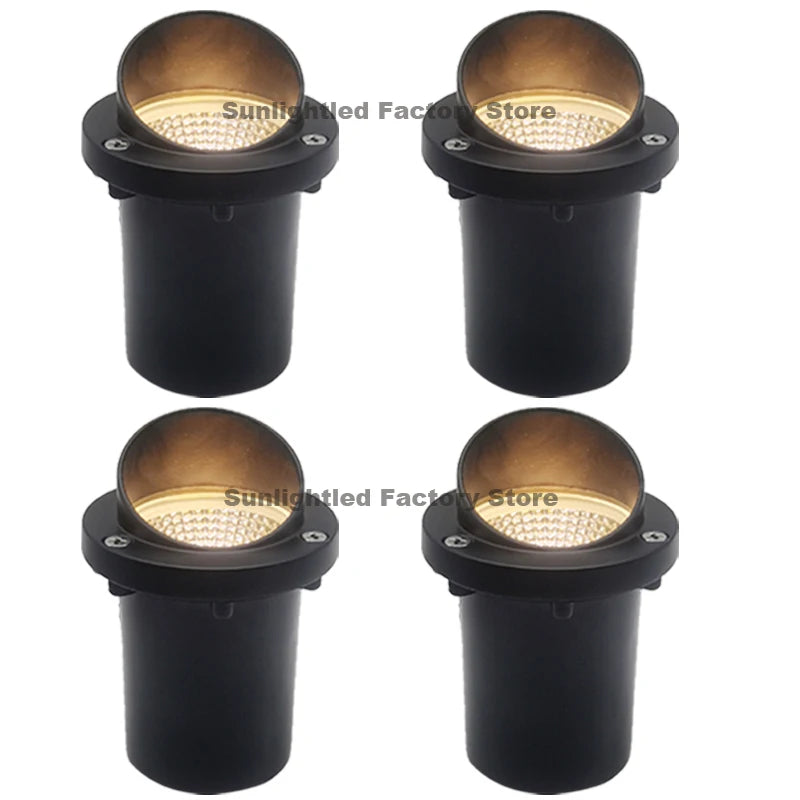 LED Underground Lamp Waterproof In-Ground Light Buried Light Landscape Lighting for Path Deck Garden Outdoor Lamp 12V 220V