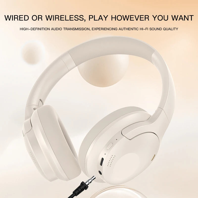 Bluetooth 5.3 Headsets Gaming Headphones Dual Mode Wireless Earphones Foldable Noise Reduction Music Headsets For iPhone Xiaomi