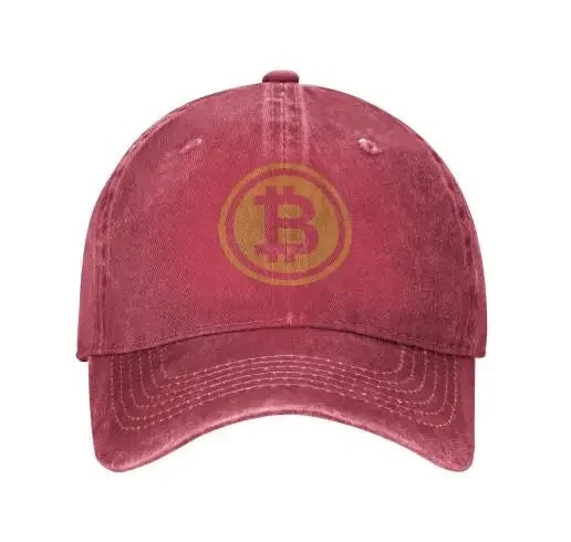 Baseball Cap Men Bitcoin Logo Fashion Caps Hats for Logo Asquette Homme Dad Hat for Men Trucker Cap