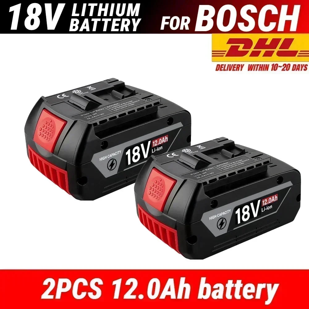 18.0V Power Tools Battery For Bosch Battery GWS 18 V-LI GSR 18-2-LI GSR18 VE-2-LI GSR 18 V-LI GSK 18 V-LI GSB 18v-li GSB 18-2-LI