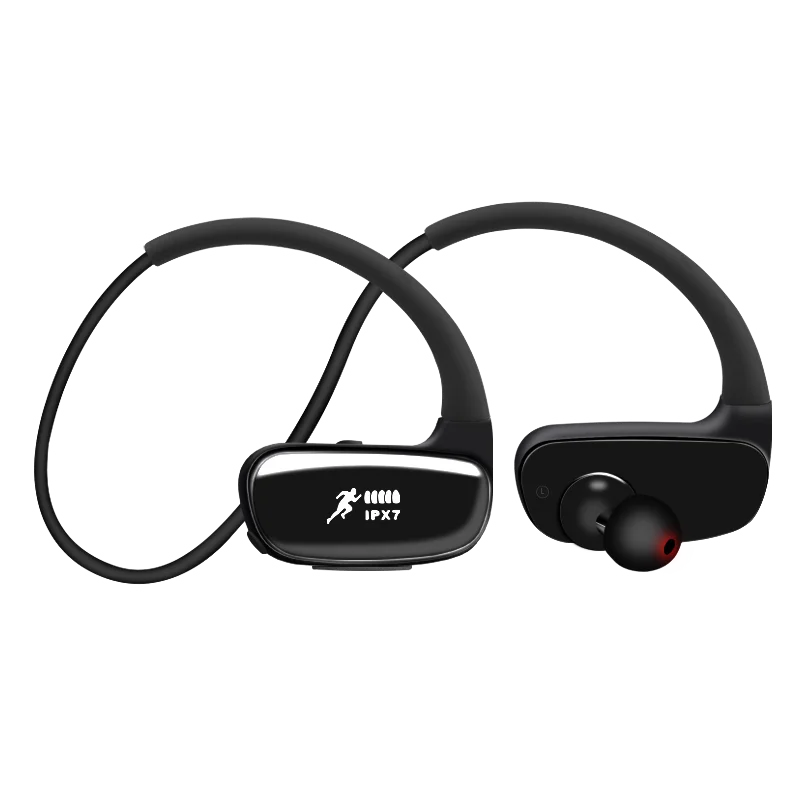 Bluetooth 5.3 In-Ear Earbuds IPX7 Waterproof Headphones, Built-in Noise Cancelling Mic, Secure Fit for Running Gym Fitness