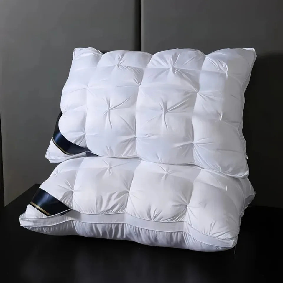 Comfortable Pillows for Sleeping 5-star Hotel Pillow Three-dimensional Soft Bilateral Washed Solid Color Pillow Sleeping Pillows