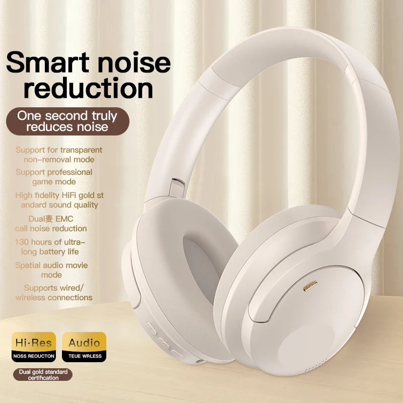 Bluetooth 5.3 Headsets Gaming Headphones Dual Mode Wireless Earphones Foldable Noise Reduction Music Headsets For iPhone Xiaomi