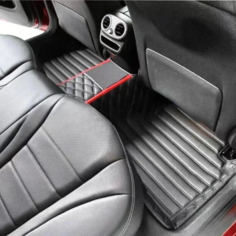 Custom Car Floor Mats For BAIC MOTOR 212 T01 2023-2026 3 PCS All Weather Auto Accessories Foot Leather Carpets Fashion Rugs Pads