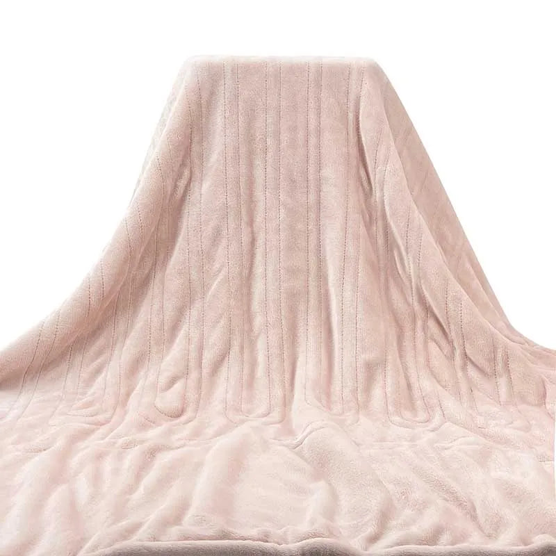 Acarps Electric Blankets Flannel & Sherpa 6 Heat Setting 10-hour Time Auto-Off Function Heated Blanket Over-Heated Protection