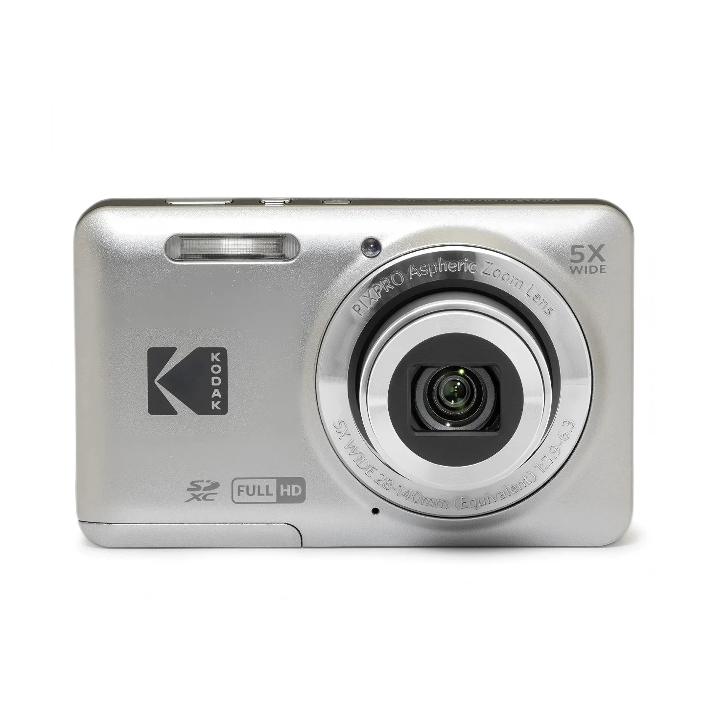 KODAK PIXPRO FZ55-RD 16MP Digital Camera 5X Optical Zoom 28mm Wide Angle 1080P Full HD Video 2.7" LCD Vlogging Camera