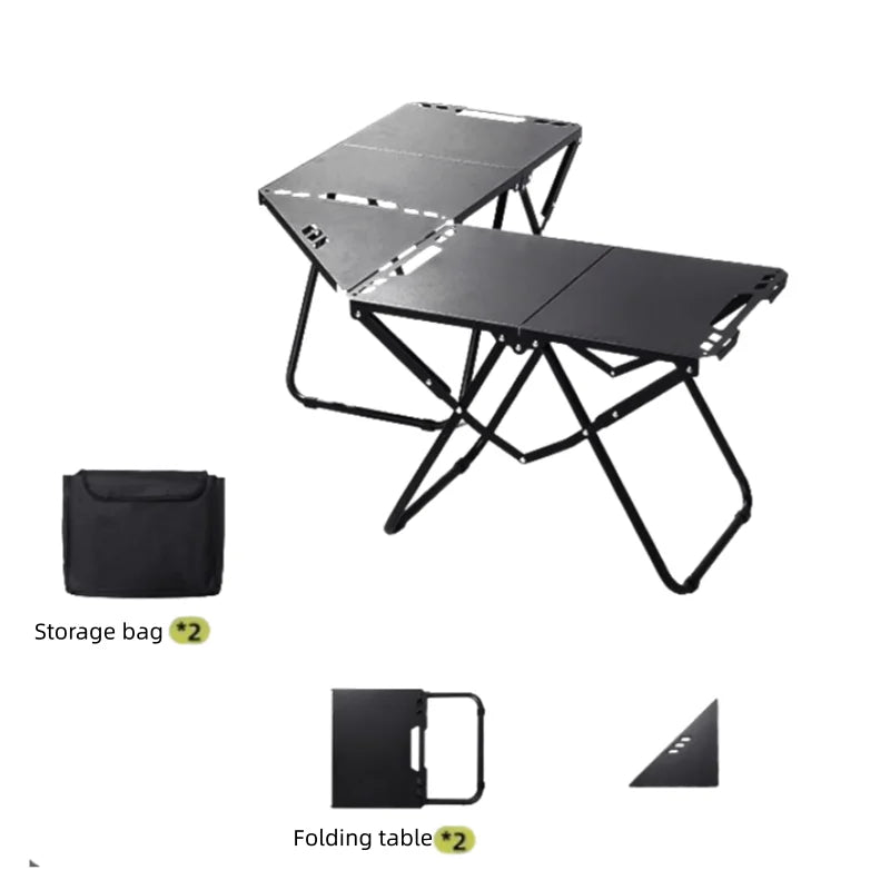 Outdoor Multifunctional IGT Tactical Table Portable Folding Table Can Be Raised And Lowered Picnic Table