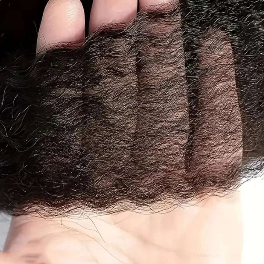 100% Human Hair Wig Kinky Straight Bob Wigs Human Hair 13x4 HD Lace Frontal Wigs 4x4 Lace Closure Glueless Wigs For Women 180%