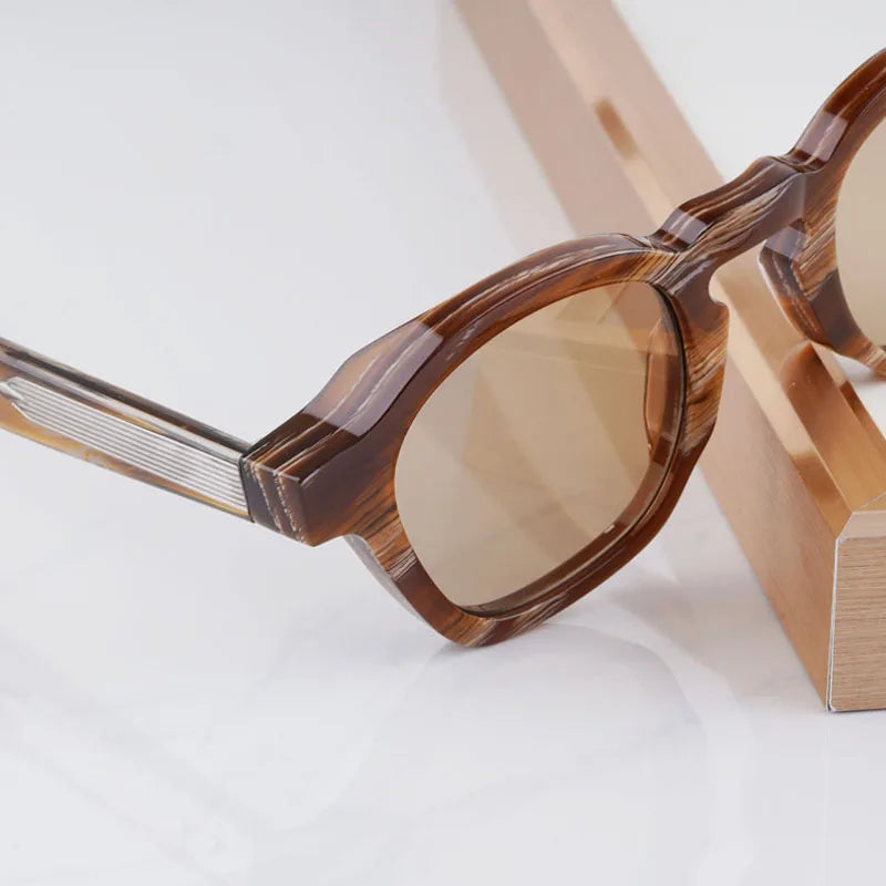 Zephirin 10th Anniversary Sunglasses Men And Women Thick Acetate Luxury Fashion Design UV400 Classical Vintage Glasses With Case