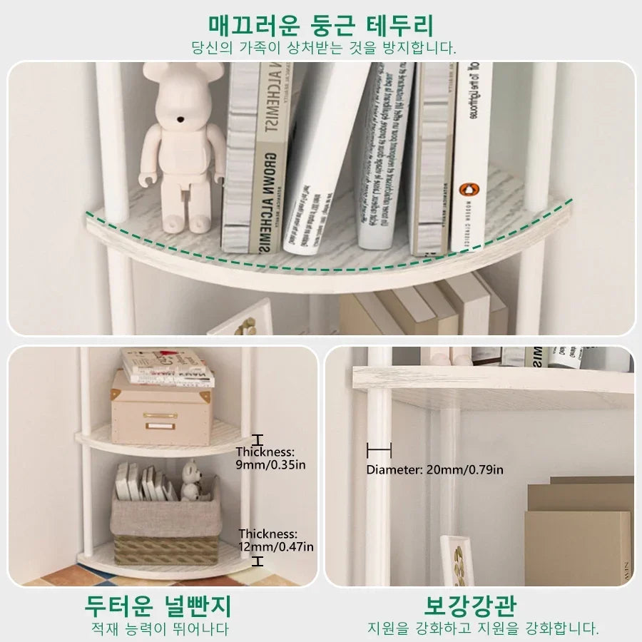 Multi-layer Storage Rack Wall Corner Shelf Living Room/Kitchen/Bedroom Wall Corner Organize Storage Shelf Plant Rack Flower Rack