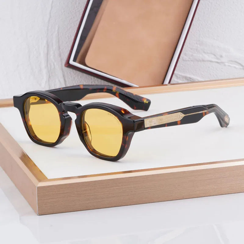 Zephirin 10th Anniversary Sunglasses Men And Women Thick Acetate Luxury Fashion Design UV400 Classical Vintage Glasses With Case