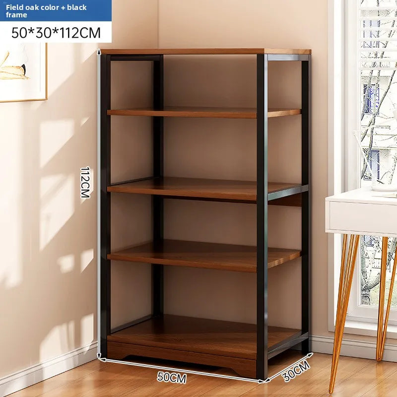 Bookshelf Floor-to-ceiling shelf Integrated wall-to-wall multi-layer storage rack Bedroom wall display cabinet Office shelf