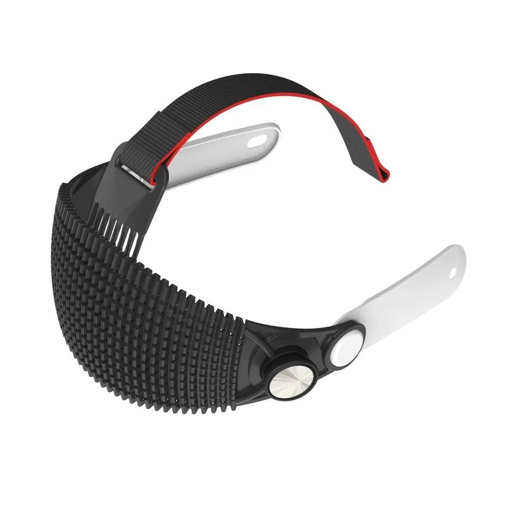 Adjustable VR Headbands Ergonomic Breathable Fixed Support Strap Stable Soft Silicone Head Strap for Meta Ques t3/Quest 3S