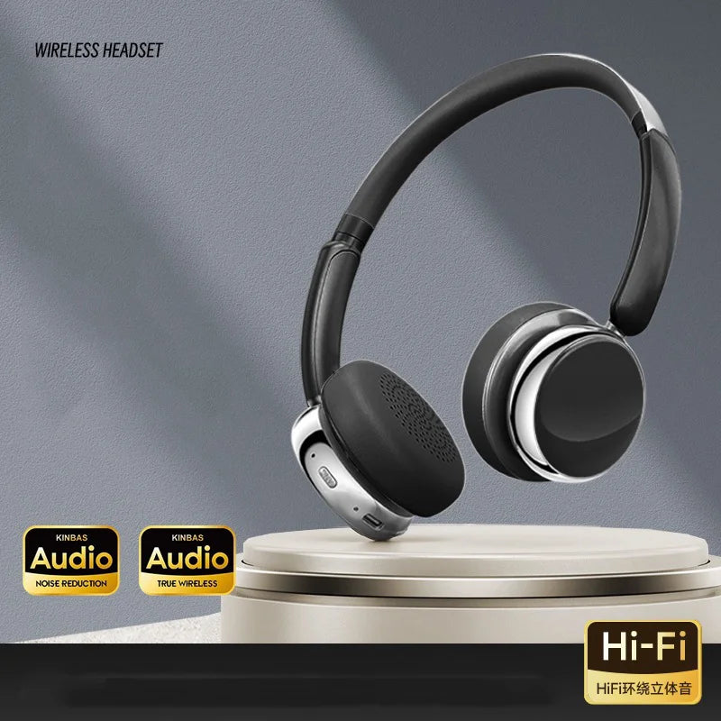 Small Over-ear Headphones Bluetooth Connection Long Battery Life Bluetooth 5.4 ENC Noise Reduction Listen Music New Earphone
