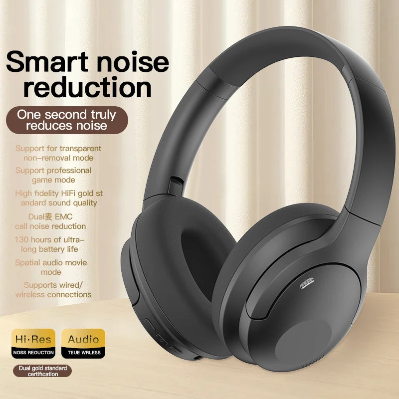 Bluetooth 5.3 Headsets Gaming Headphones Dual Mode Wireless Earphones Foldable Noise Reduction Music Headsets For iPhone Xiaomi