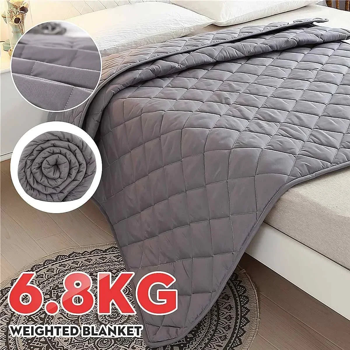 6 Size Weighted Blanket Heavy Throw Blanket Bed for Adult Blankets Decompression Sleep Aid Pressure Sleeping Blanket