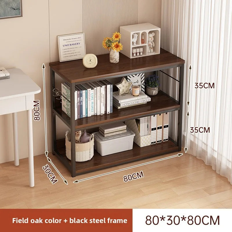 Bookshelf Floor-to-ceiling shelf Integrated wall-to-wall multi-layer storage rack Bedroom wall display cabinet Office shelf