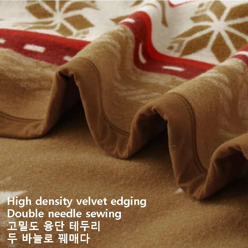 100% Wool Blanket 70% Cashmere 30% Wool Blankets Thicken Double Warm Comforter Camping Dormitory Sofa Hotel Bedding 1.5/1.8*2m