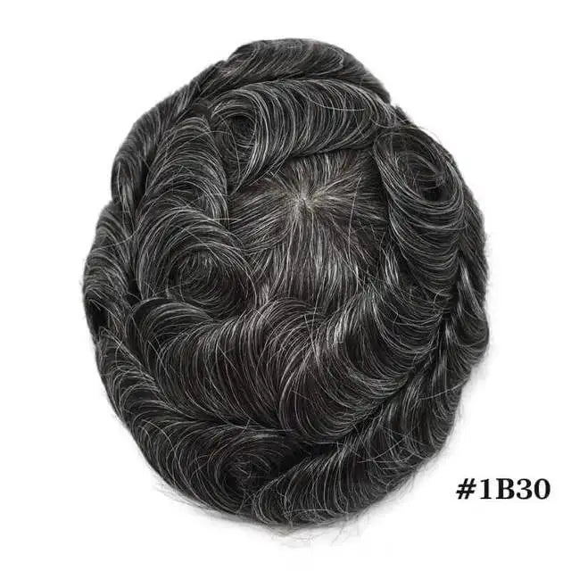 Men Toupee Capillary Prothesis Lace PU Indian Human Hair Wig for Man Australia Toupee Hairpiece Natural Hair System Durable Wigs