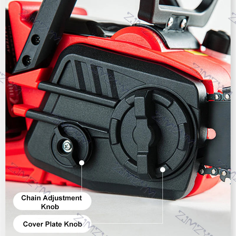 16 Inch Brushless Cordless Electric Chainsaw Rechargeable Handheld Cutter Woodworking Tools for Gardener Power Tools