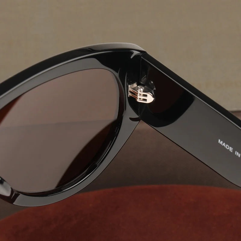 Fashion Large Frame Pilot Sunglasses For Ladies Brand Desinger Men Thick Eyeware Shades Women Oversized Simple SUN GLASSES