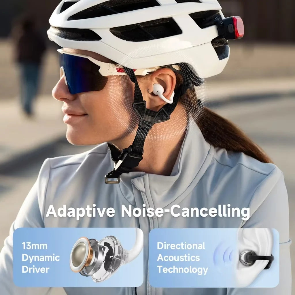 EDIFIER LolliClip Open-ear True Wireless Earbuds Multipoint Connection Adaptive ANC Earphone Hi-Res LDAC IP56 Bluetooth 5.4