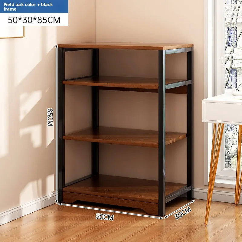 Bookshelf Floor-to-ceiling shelf Integrated wall-to-wall multi-layer storage rack Bedroom wall display cabinet Office shelf