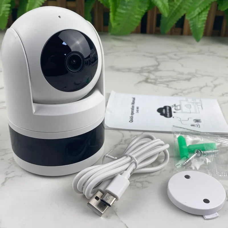 Tuya WiFi Security Camera 4MP HD Smart Life APP Indoor Monitor Supports Two-way Voice Intercom Monitors Real Time Auto Tracking