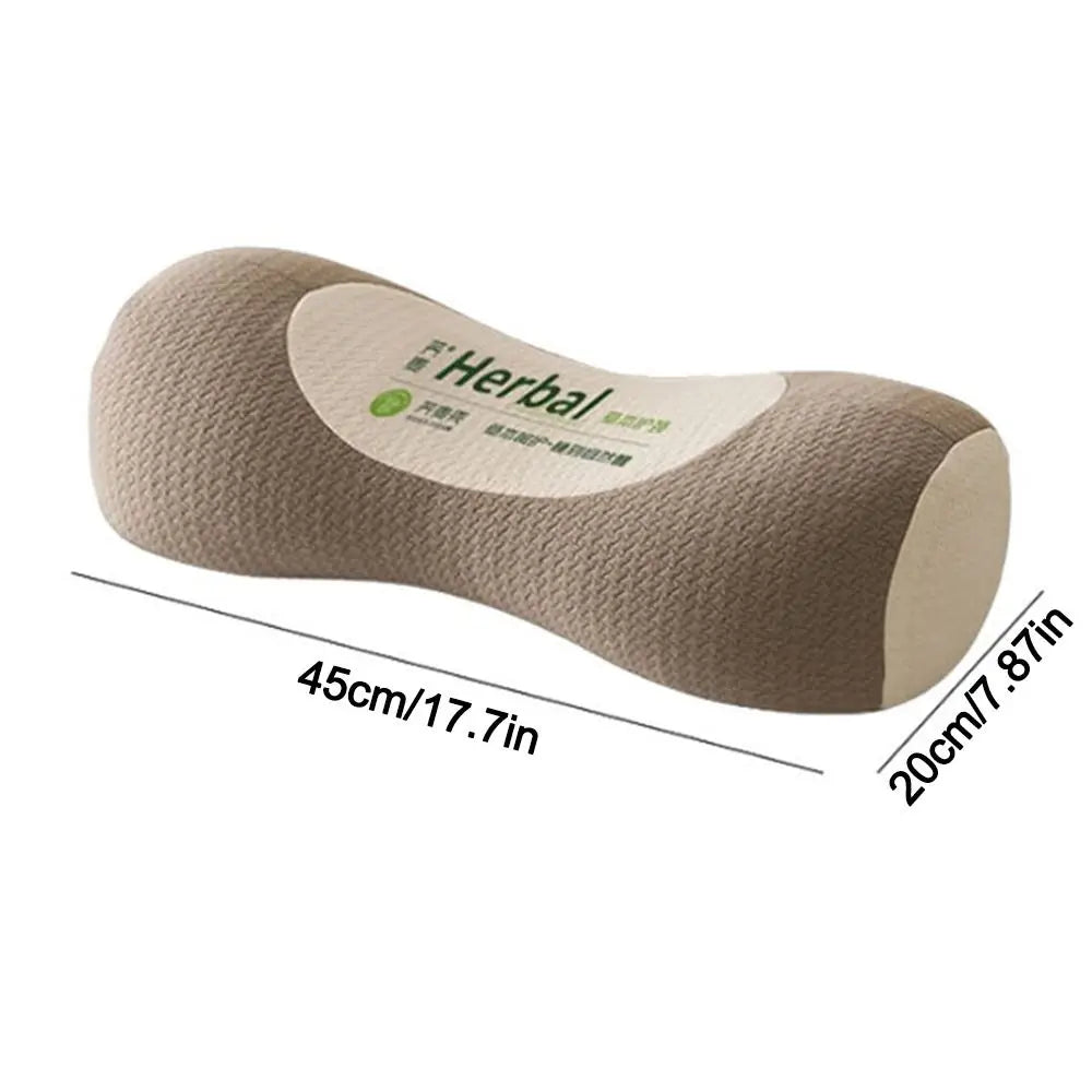 Cylindrical Buckwheat Pillows Anti-arch Help Sleep Spine Pillow Breathable Neck Pain Relief Neck Protection Health Pillow