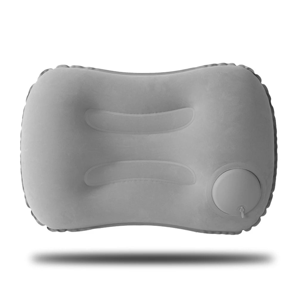 Ultra Comfort Inflatable Camping Pillow-Square Portable Neck Lumbar Support for Outdoor Travel Hiking Airplane Office&Hom