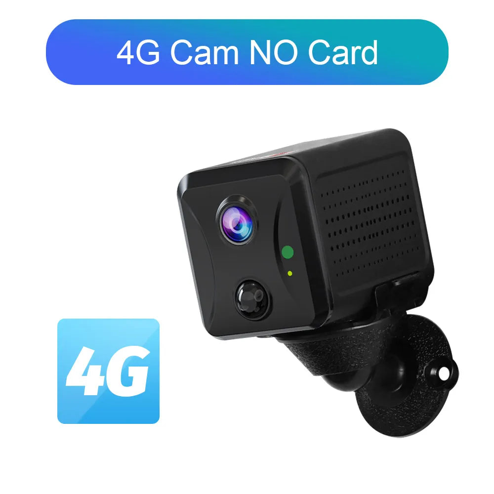 Ubox 4G LTE Mini Battery Camera 5MP WiFi Security Cameras HD Indoor Surveillance Camera CCTV PIR Motion Detection Night Vision