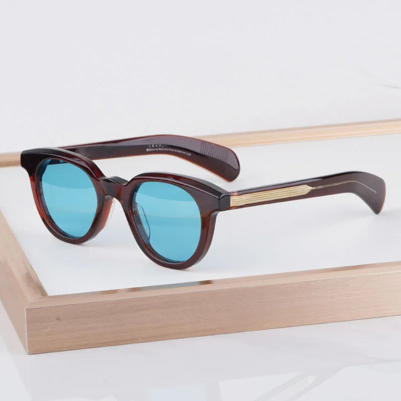 Ins Square 1948 Sunglasses Men Women Acetate Luxury Brand Unique Designer Top Quality Classical UV400 Fashion Glasses with Case