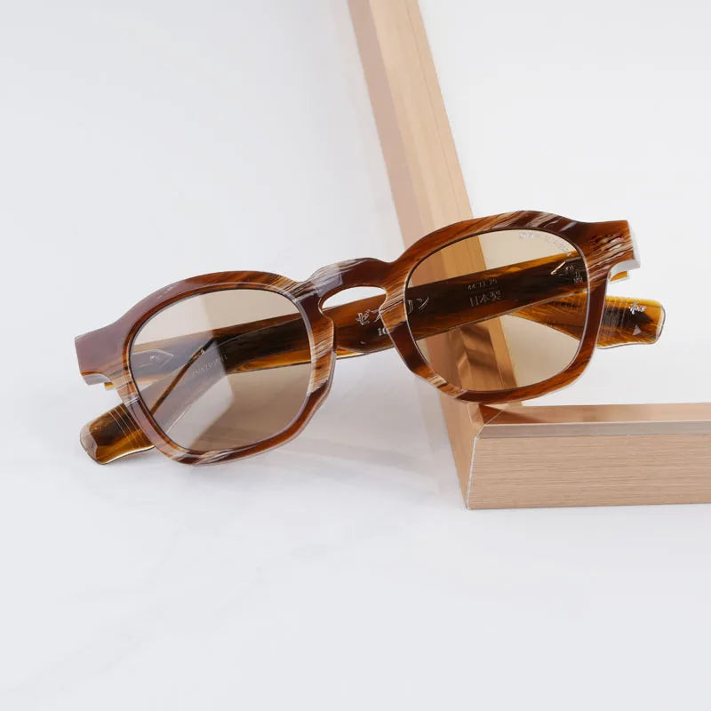 Zephirin 10th Anniversary Sunglasses Men And Women Thick Acetate Luxury Fashion Design UV400 Classical Vintage Glasses With Case