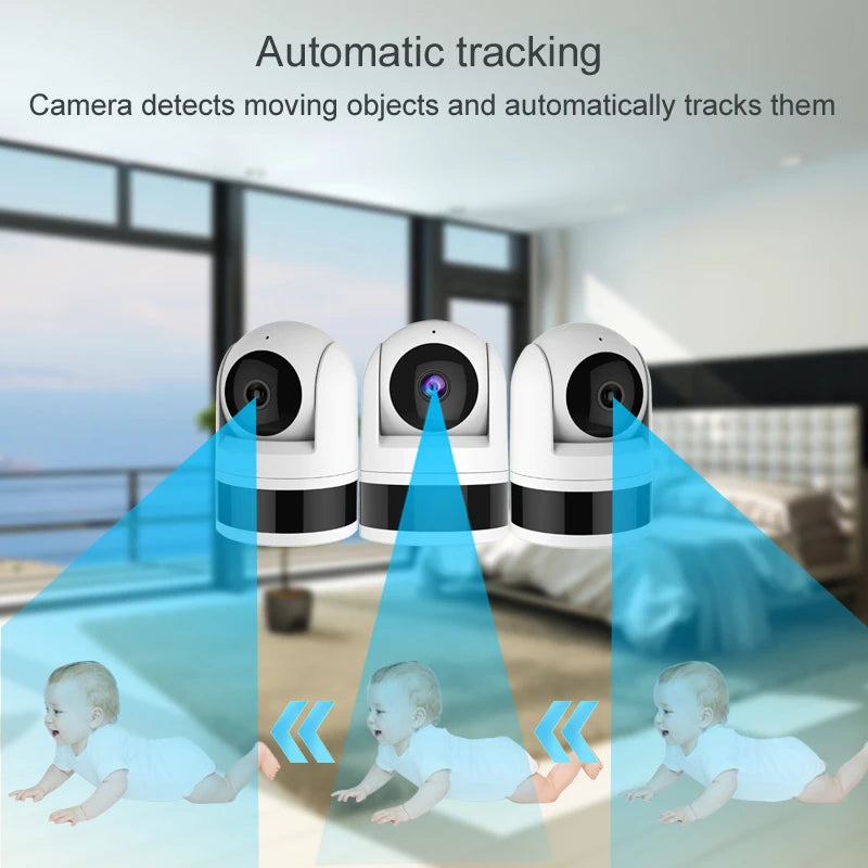 Tuya WiFi Security Camera 4MP HD Smart Life APP Indoor Monitor Supports Two-way Voice Intercom Monitors Real Time Auto Tracking