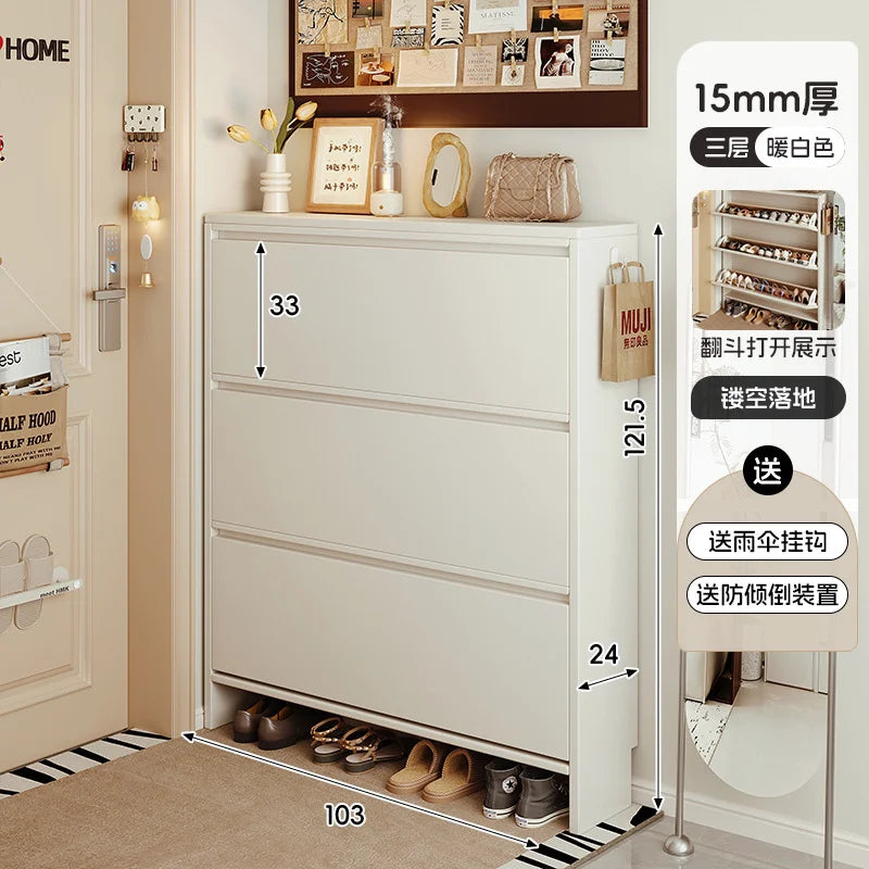 Storage Entrance Shoe Rack Organizer Living Room Hallway Hotel Shoe Rack Modern Wooden Organizador Zapatos Home Furniture