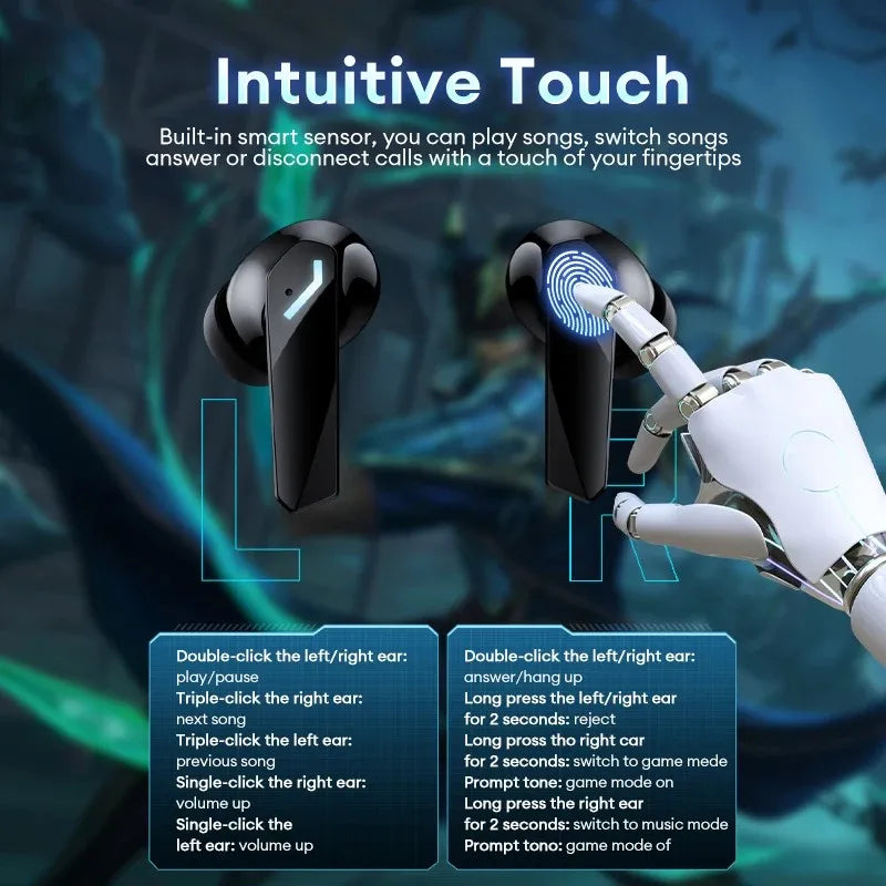 Original Lenovo XT53 Wireless Bluetooth 5.0 Earphones TWS Stereo Touch Control Headset Sport Earbuds Music Headphones