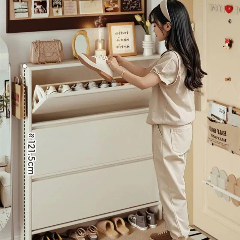 Storage Entrance Shoe Rack Organizer Living Room Hallway Hotel Shoe Rack Modern Wooden Organizador Zapatos Home Furniture
