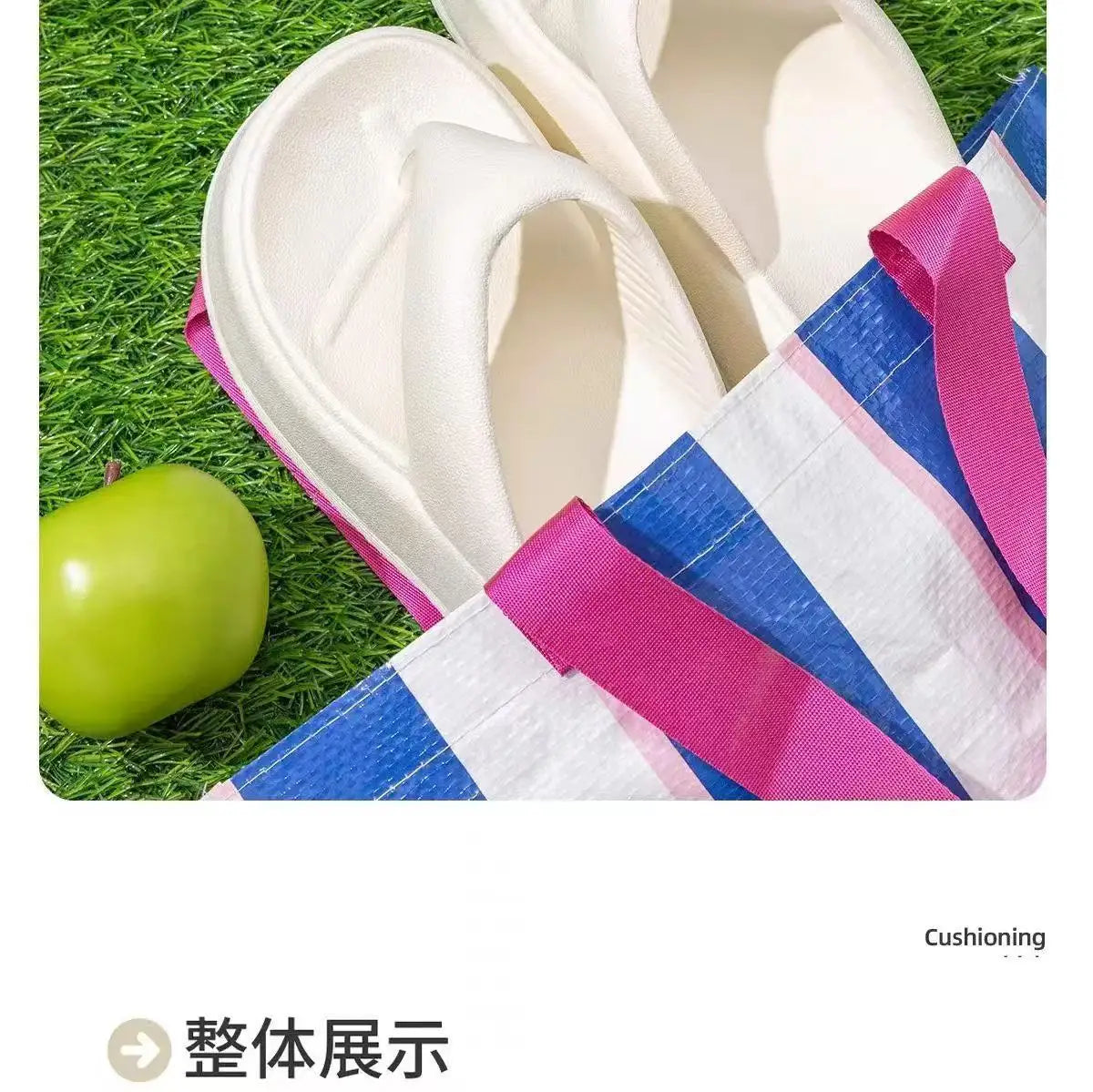 Platform Flip Flops for Women: Thick Cushioned Sole, Beach Slipper, Home Comfort, Summer Sandals