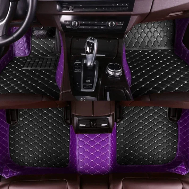 Custom Car Floor Mats For BAIC MOTOR 212 T01 2023-2026 3 PCS All Weather Auto Accessories Foot Leather Carpets Fashion Rugs Pads