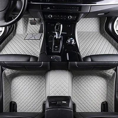 Custom Car Floor Mats For BAIC MOTOR 212 T01 2023-2026 3 PCS All Weather Auto Accessories Foot Leather Carpets Fashion Rugs Pads