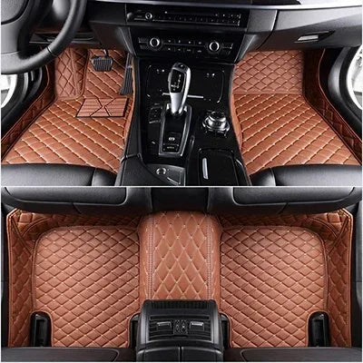 Custom Car Floor Mats For BAIC MOTOR 212 T01 2023-2026 3 PCS All Weather Auto Accessories Foot Leather Carpets Fashion Rugs Pads