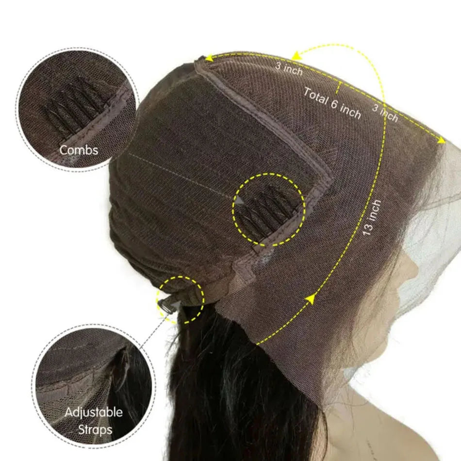 Hesperis Human Hair Fashion Men Wigs With Bang Soft Wave 13X6 Lace Front Wigs For Male Transparent Lace Deep Part Daily Wear Wig