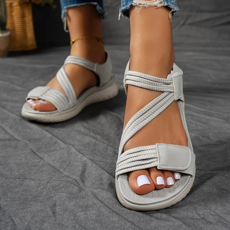 2026 Women New Fashion Elegant Sandals Summer Outdoor Sports Beach Wedge Height Increase Womens Comfortable Opened Toe Shoes