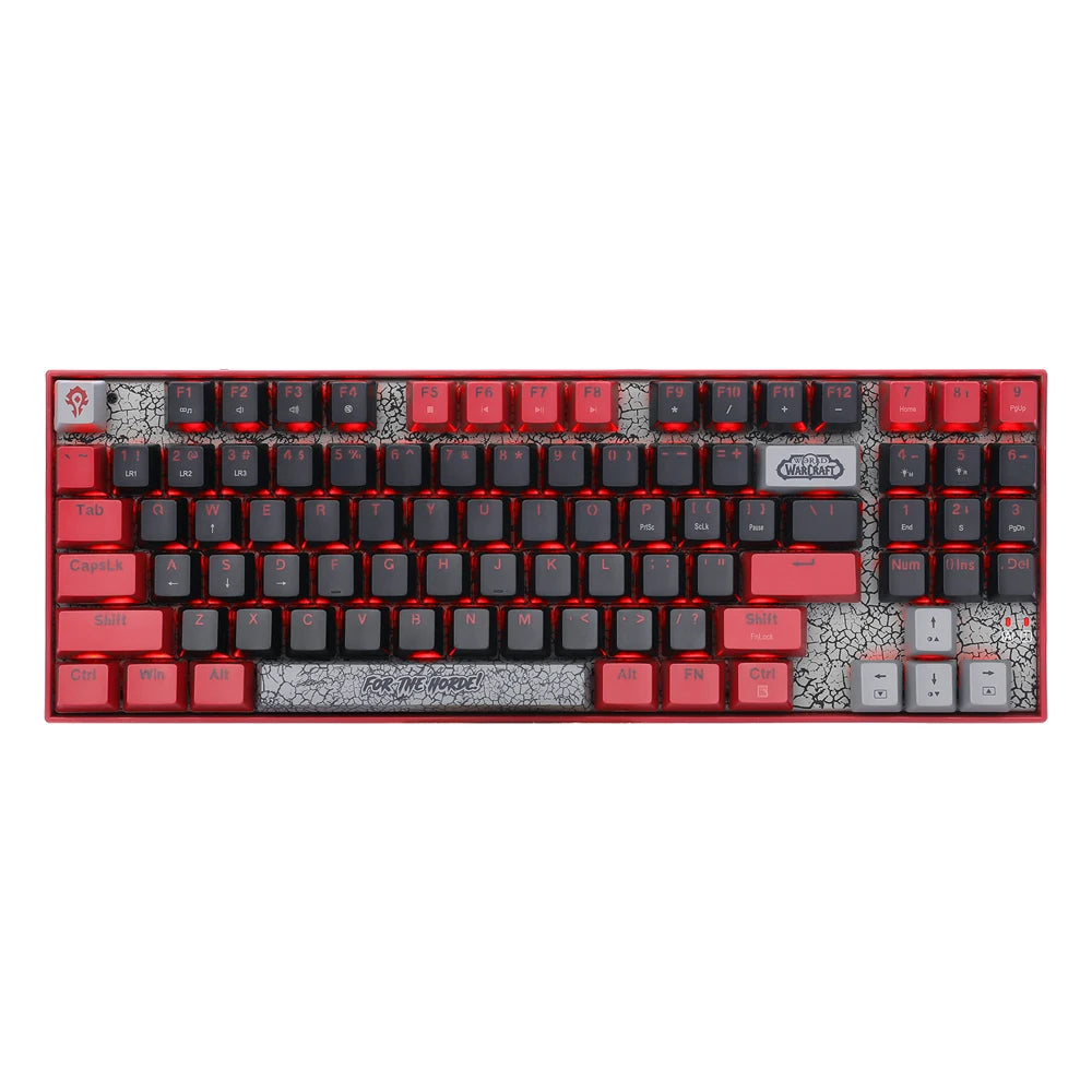 Blizzard YGM1 USB Wired Mechanical Gaming Keyboard 89 Keys detachable cable Gamer for Laptop pc Computer